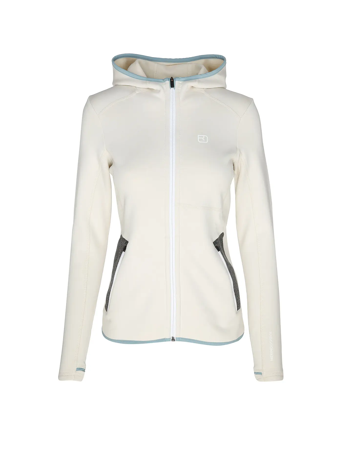 ORTOVOX | Damen Fleecejacke Hoodie | weiss